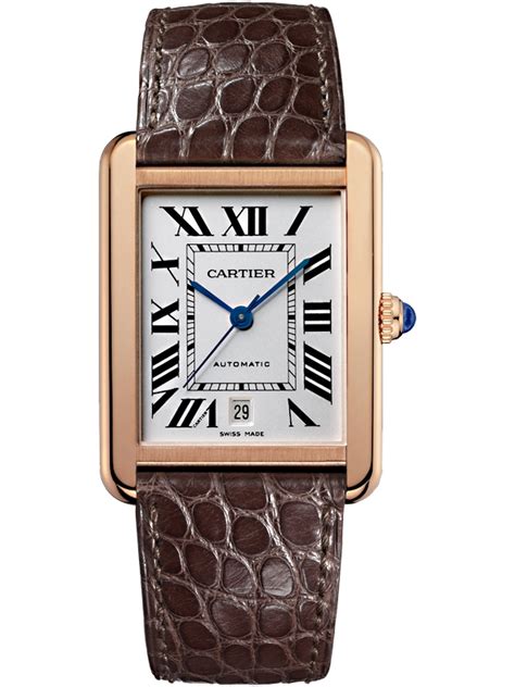 cartier leather strap tank